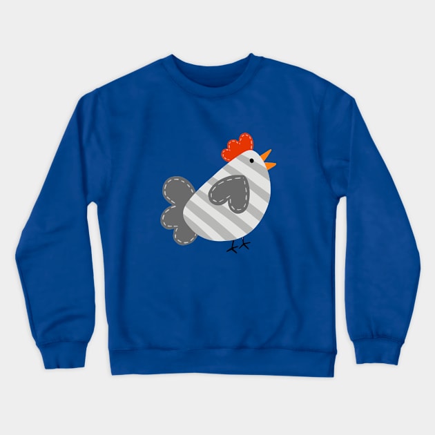 Little Grey Chick Crewneck Sweatshirt by Squeeb Creative